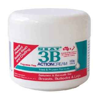Neat 3B Action Cream 100g - Sweat Rash Cream for Chafing Relief - Image 3