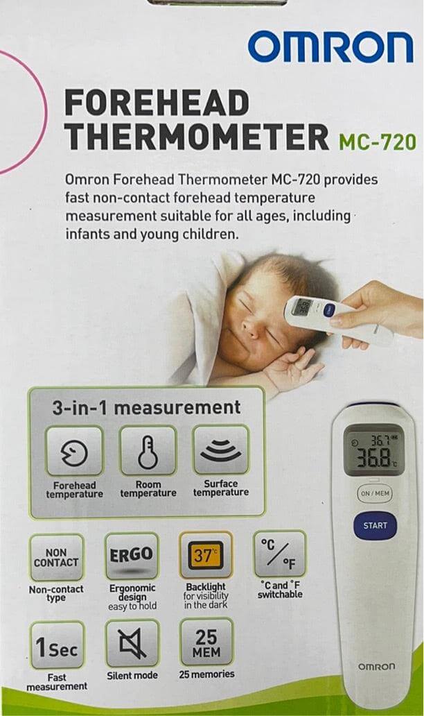 Omron MC-720 non contact Forehead Thermometer - Image 3