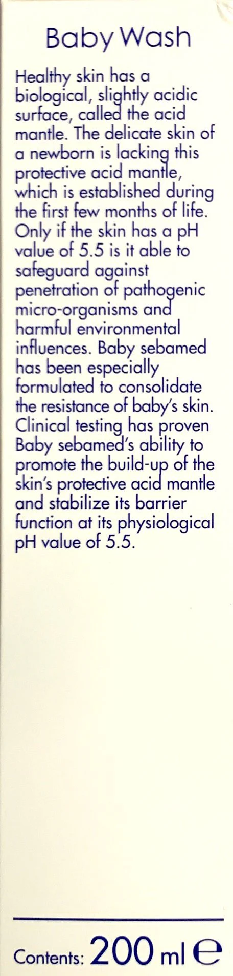 Sebamed Baby Wash pH5.5 Extra Soft 200mL - Image 3